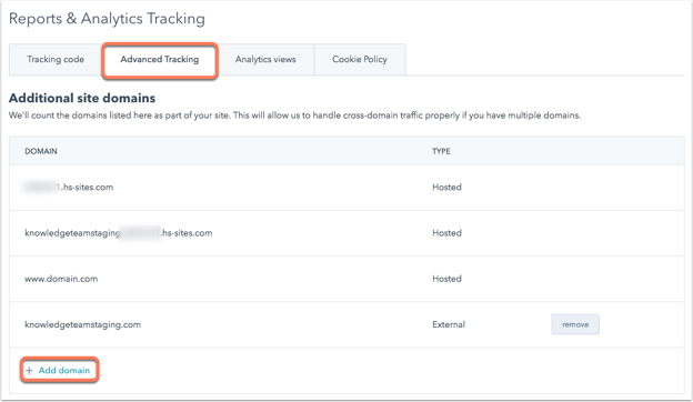 reports and analytics tracking in HubSpot